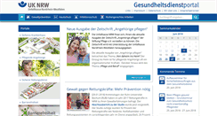 Desktop Screenshot of gesundheitsdienstportal.de