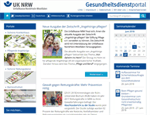 Tablet Screenshot of gesundheitsdienstportal.de